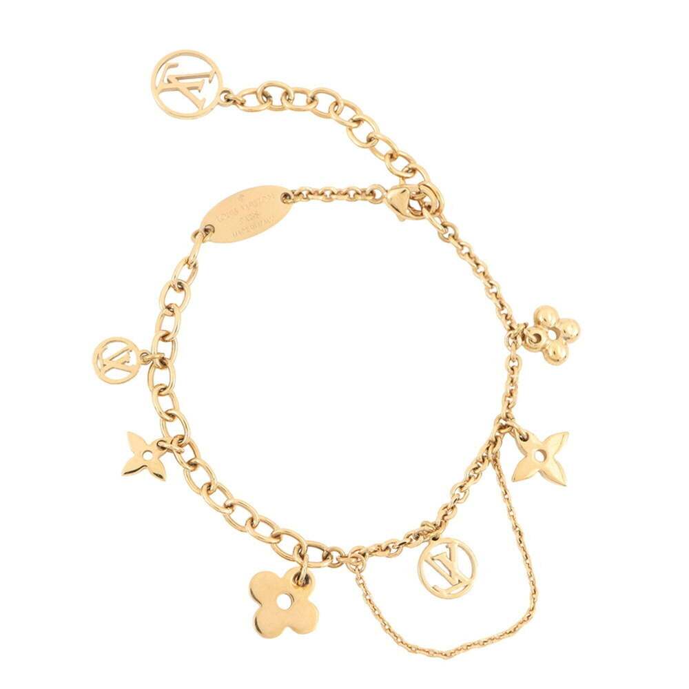 LOUIS VUITTON Brown Monogram Charm Bracelet - Picture 3 of 11